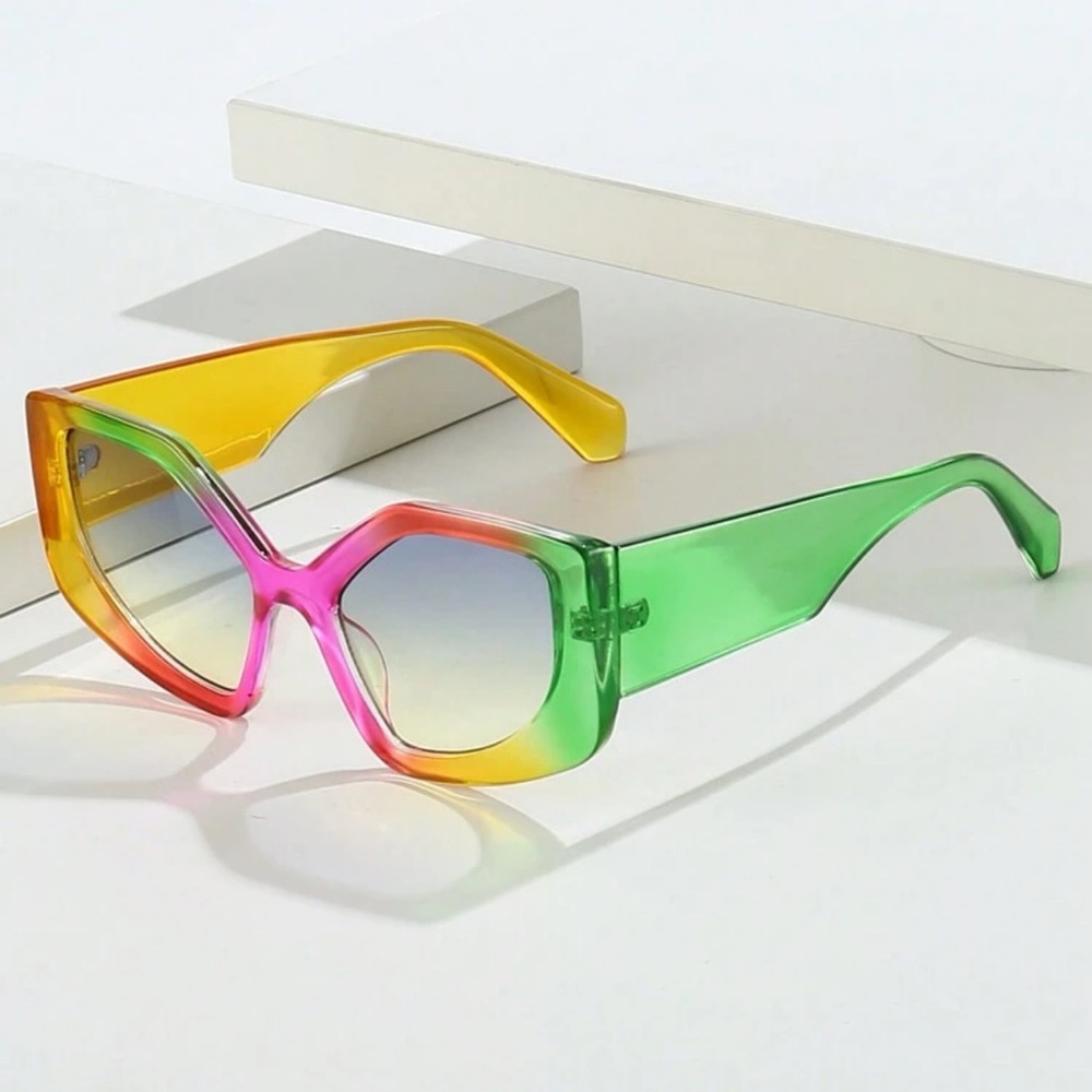 Cat Eye Vintage Jelly-Colored Sunglasses